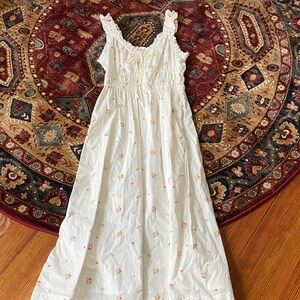 Old Navy White Long Summer Dress